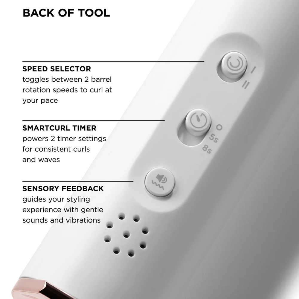 T3 Curlwrap 1.25 Ceramic Rotating Curling Iron - Picture 4 of 6